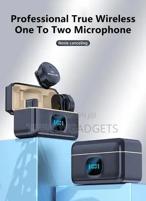 Q8 2mic Wireless Lavalier Microphone Magnetic Clip Set