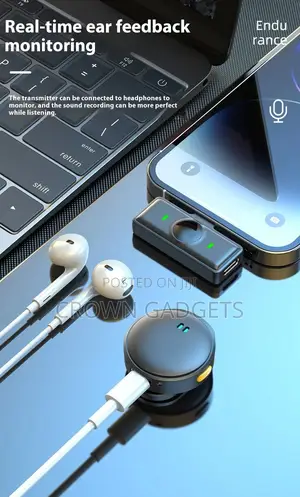 Q8 2mic Wireless Lavalier Microphone Magnetic Clip Set