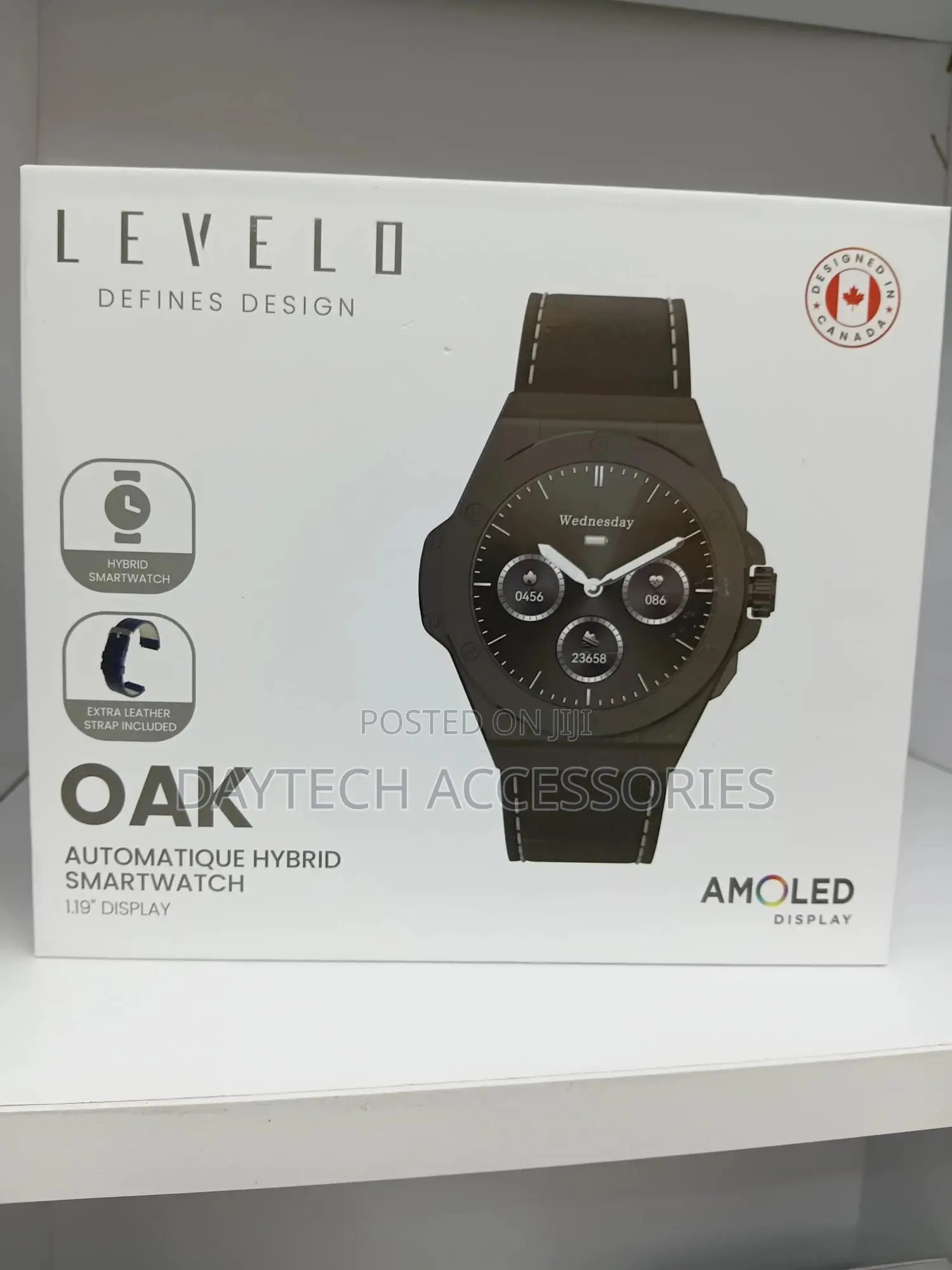 Levelo Oak Automatique Hybrid Smartwatch With Strap
