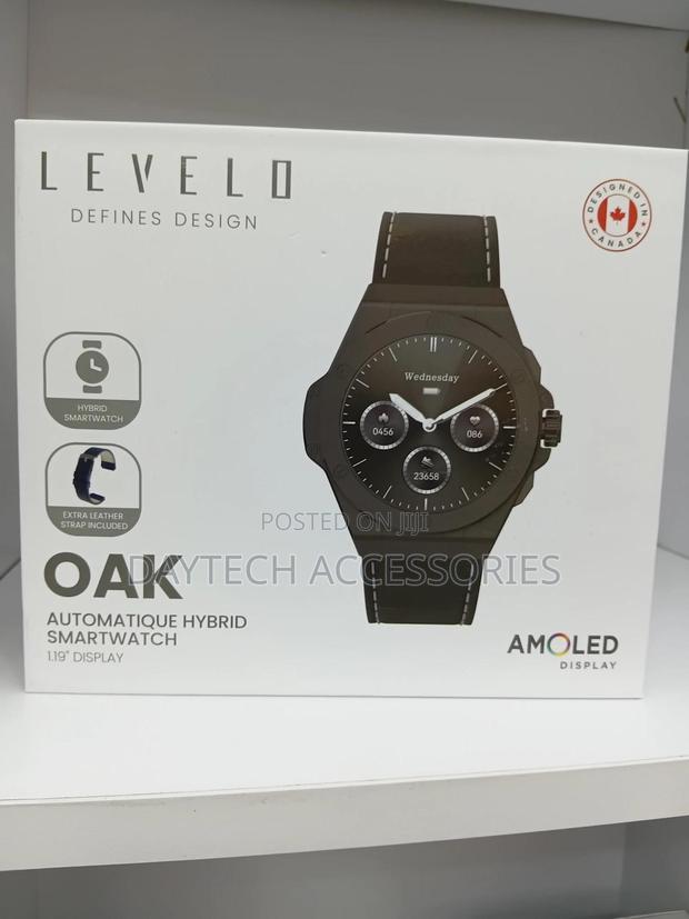 Levelo Oak Automatique Hybrid Smartwatch With Strap
