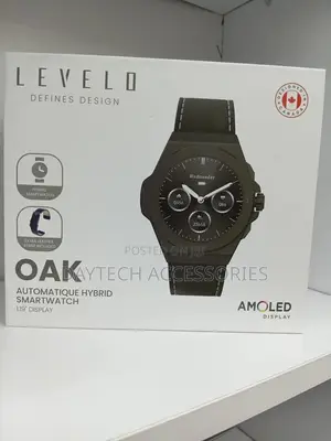 Levelo Oak Automatique Hybrid Smartwatch With Strap