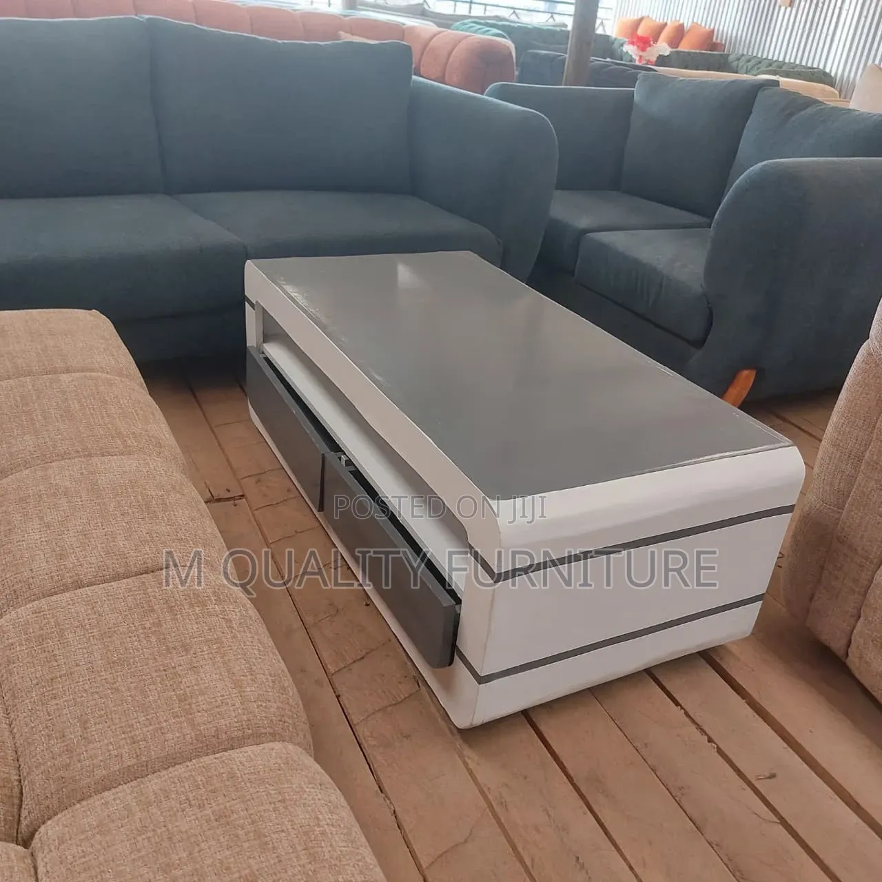 Coffee Table With Storages -Elegant Design
