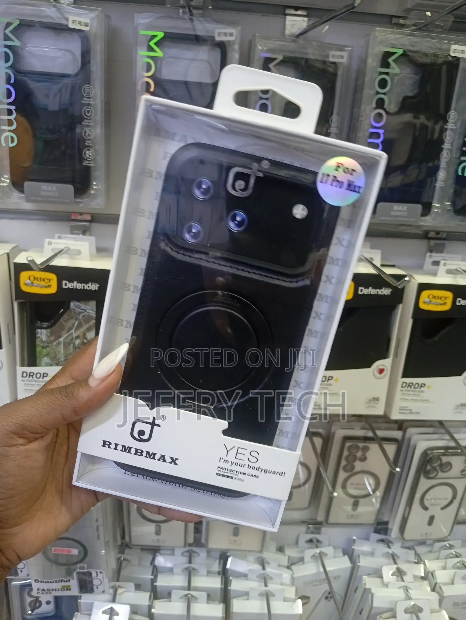 iPhone 13 Pro Max Leather Magnetic Case