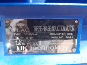 Tlac 20hp 3 Phase Electric Induction Motor Low Speed