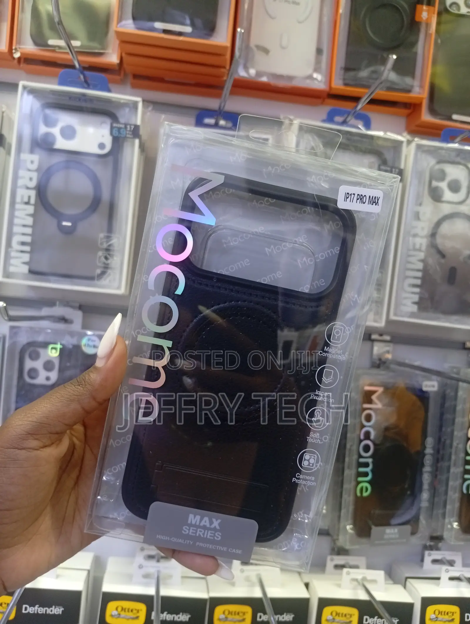 iPhone 17 Pro Max Shock-Absorbent Tpu Frame Case