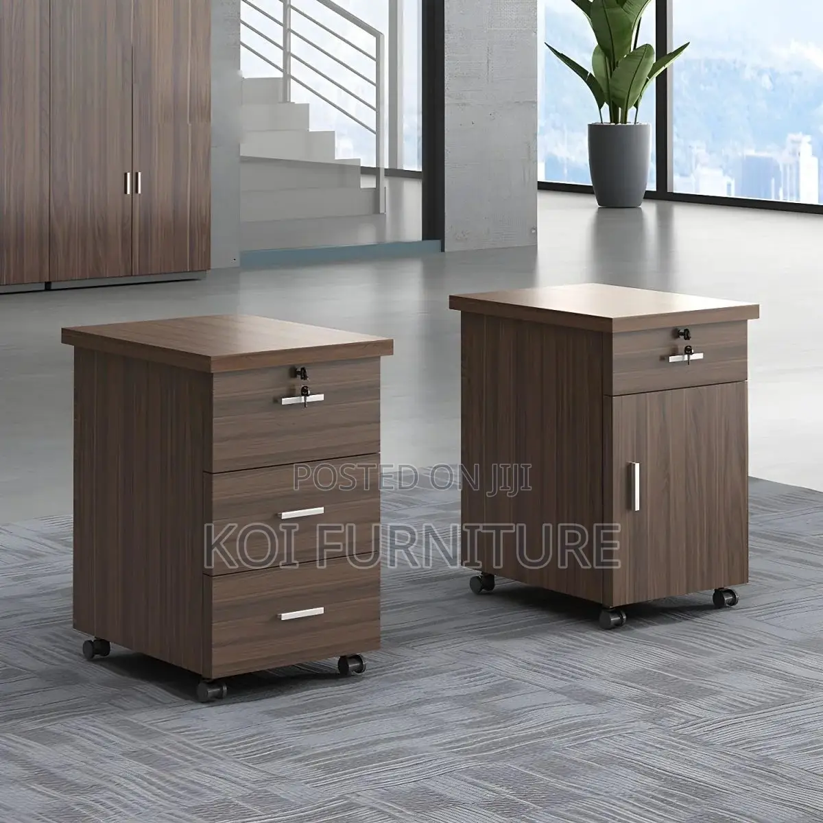 Office Cabinet; Wooden Ytree Executive Pedestal Cabinet