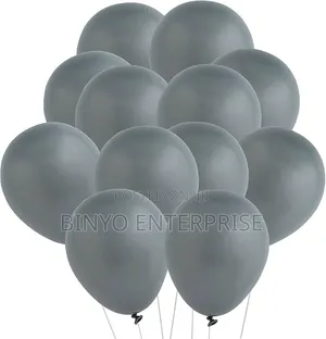Grey Party Baloons