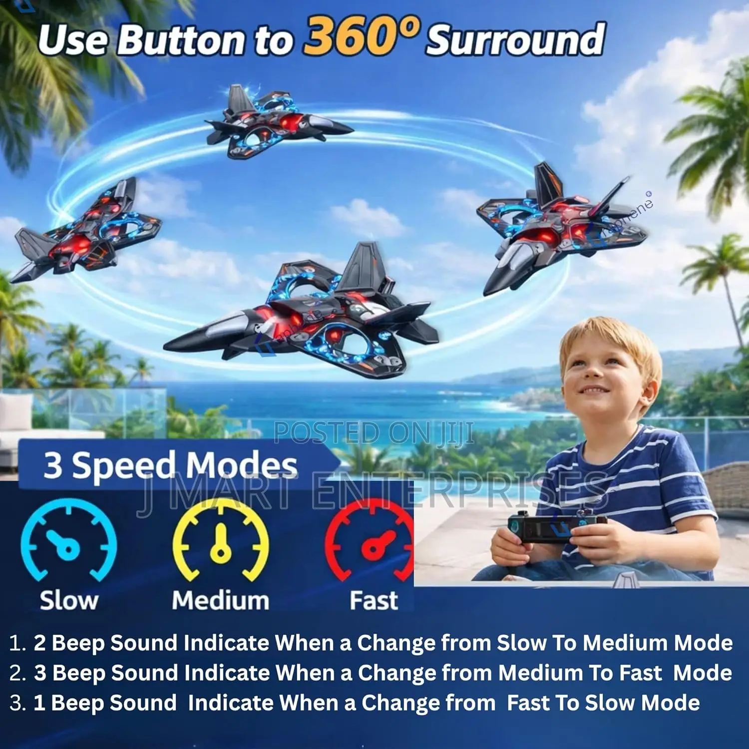 Remote Control Aeroplane Rc Plane for 6-16 Year Colour Lights