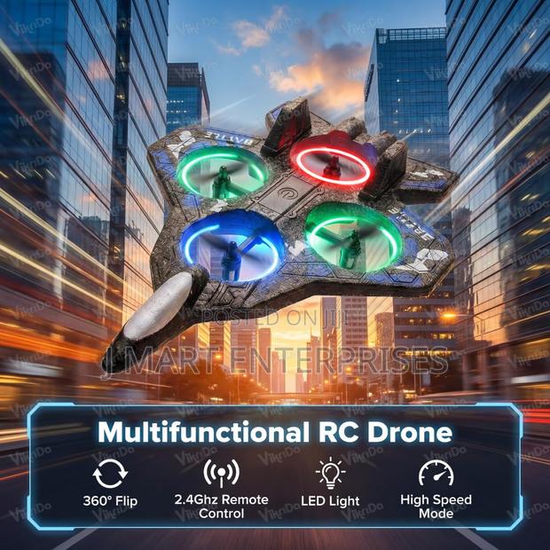 Remote Control Aeroplane Rc Plane for 6-16 Year Colour Lights - thumbnail 5