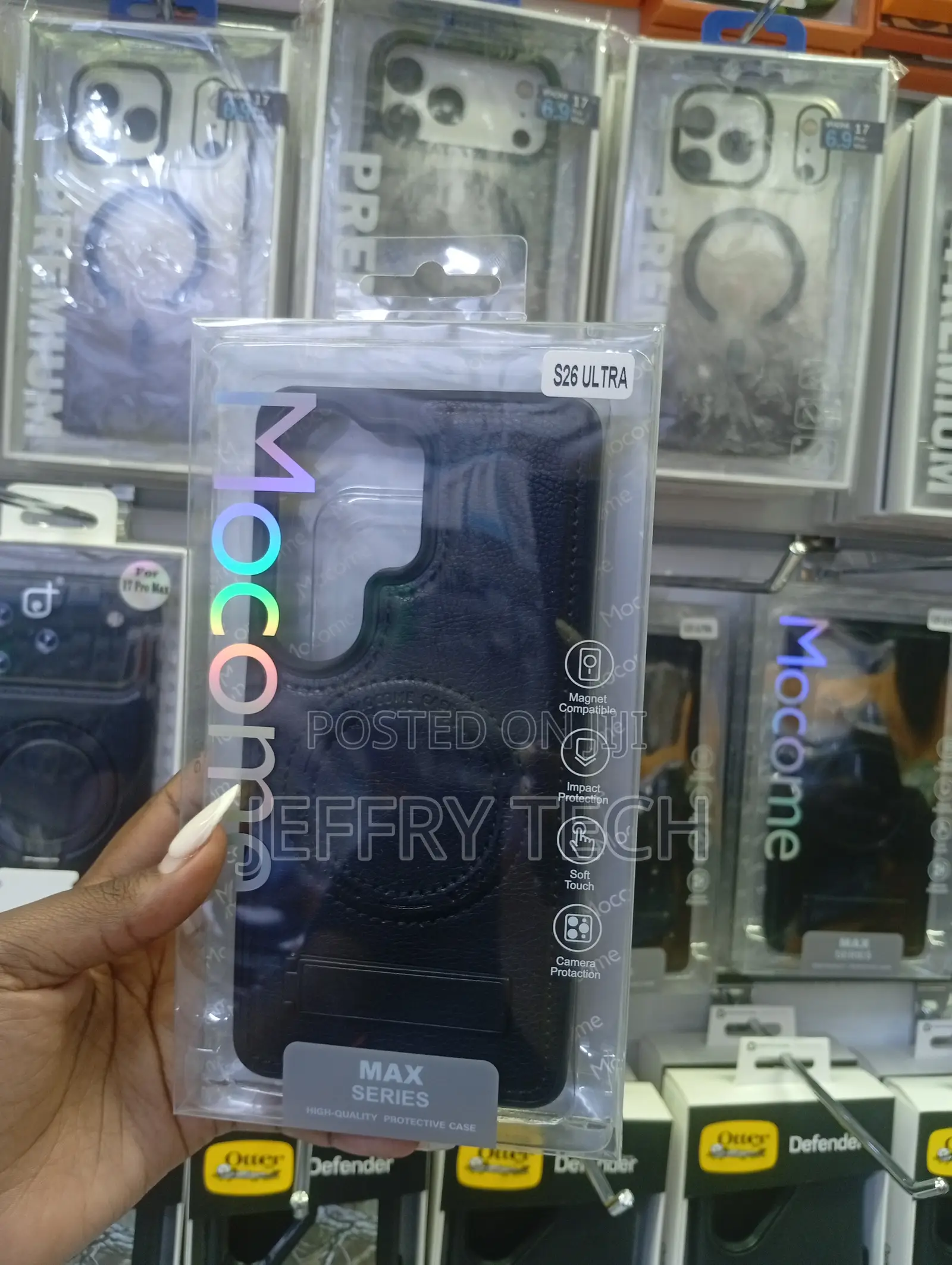 Samsung Galaxy S26 Ultra Navy Blue, Textured Case