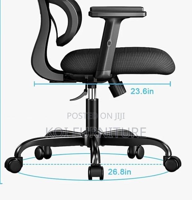 Office Chairs; Bretney Orthopedic Office Executive Chairs - thumbnail 4