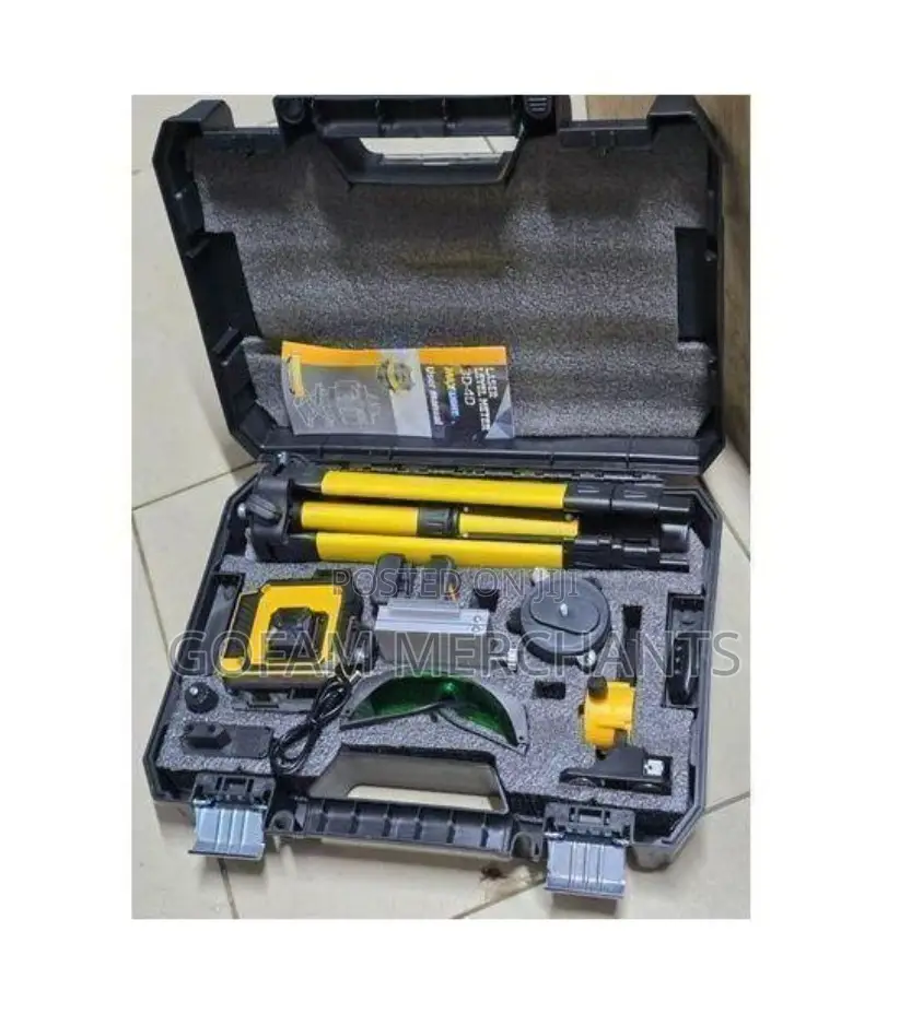 Dewalt Laser Level With Adjustable Tripod Stand