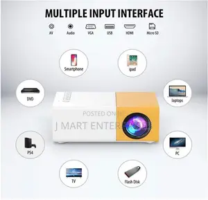 Mini Led Projector Movie Projector for Kids Adults