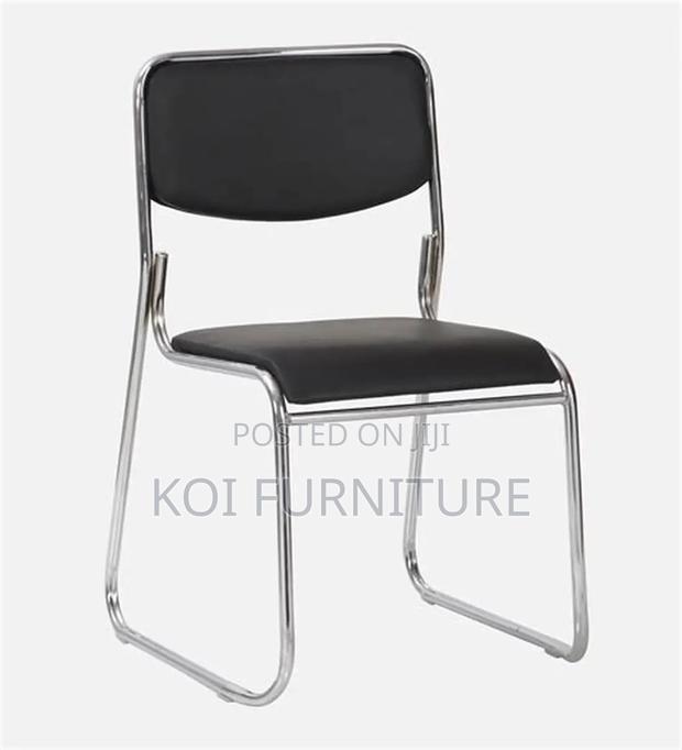 Office Chairs; Winbled Chrome Visitors Office Waiting Chairs - thumbnail 5