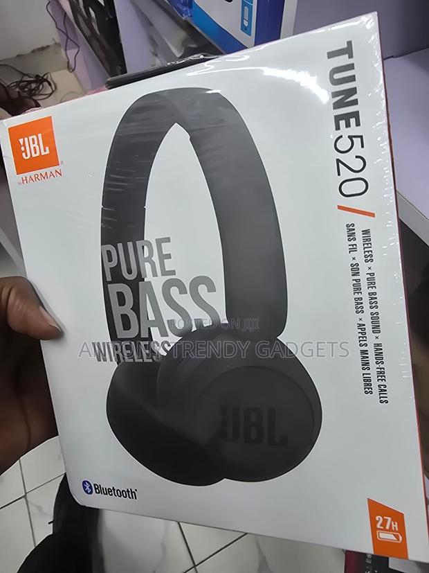 JBL Tune 520 Wireless Headphones, Lightweight Foldable