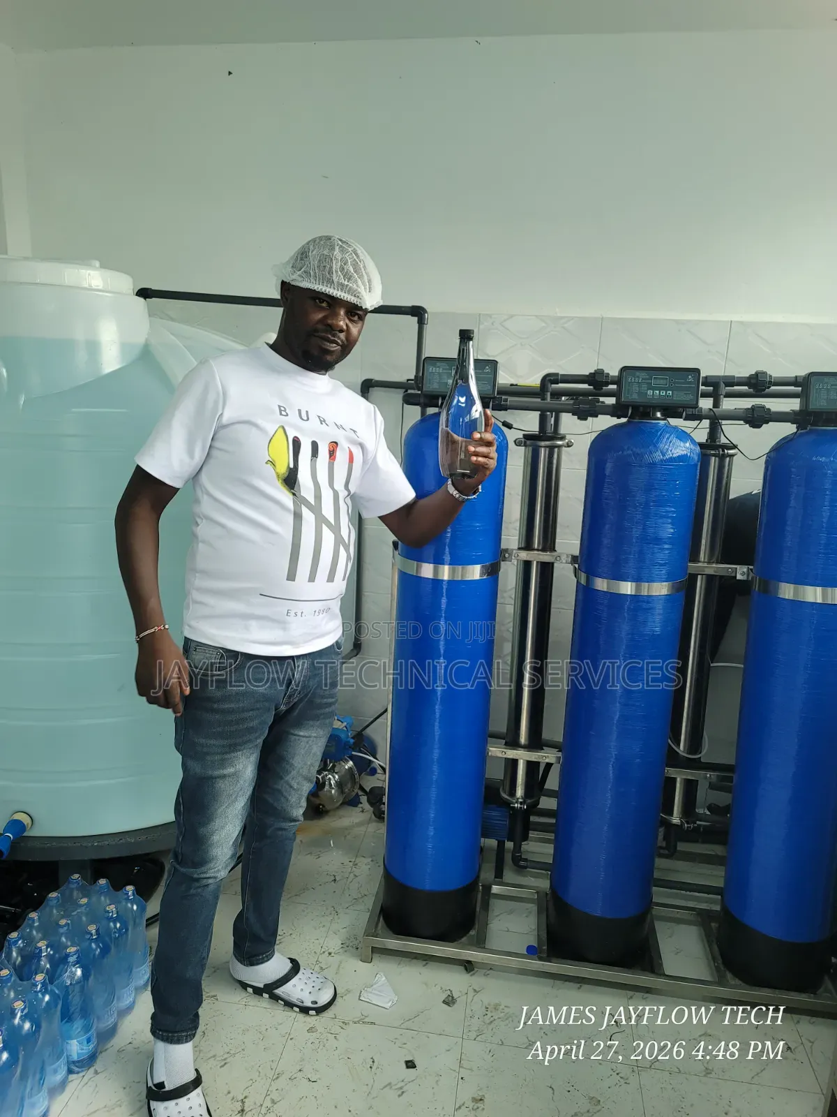 Water Purifier Set Up for Salty Water. 500 LPH