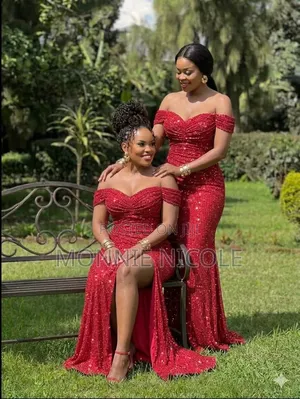 Beautiful Sequin Maxi Dinner Gowns/Evening Dresses