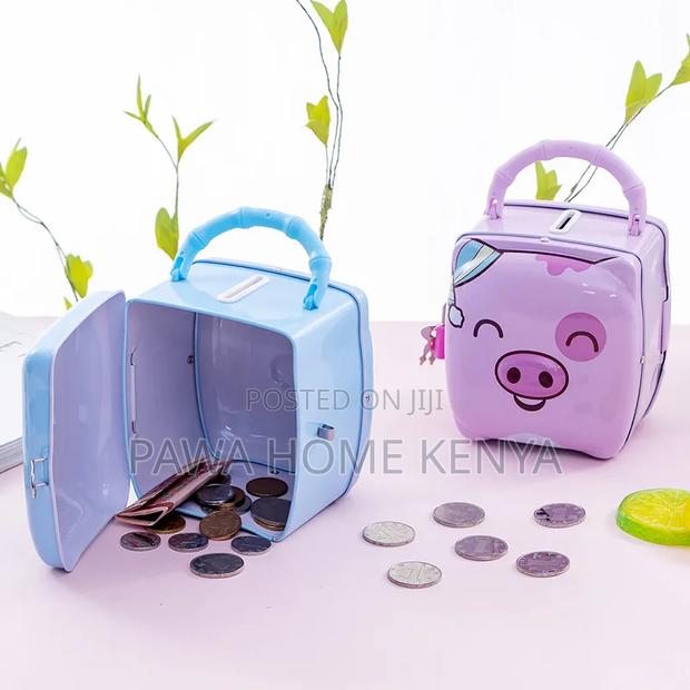 Piggy Bank With Padlock and 2 Keys - thumbnail 2