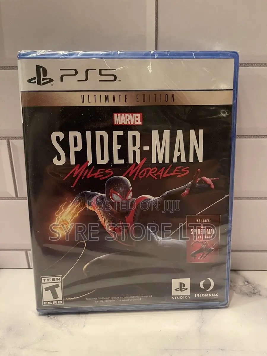 Spider-Man Miles Morales Ps5 Playstation 5 Game