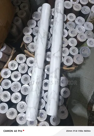 Marble White and Grey Peel and Stick Table Contact Paper