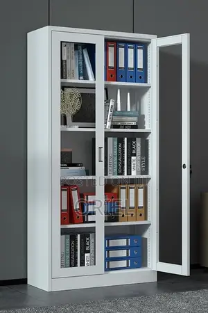 Office Cabinets : Office Glass Door Document Storage Cabinet