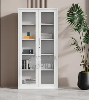 Office Cabinets : Office Glass Door Document Storage Cabinet