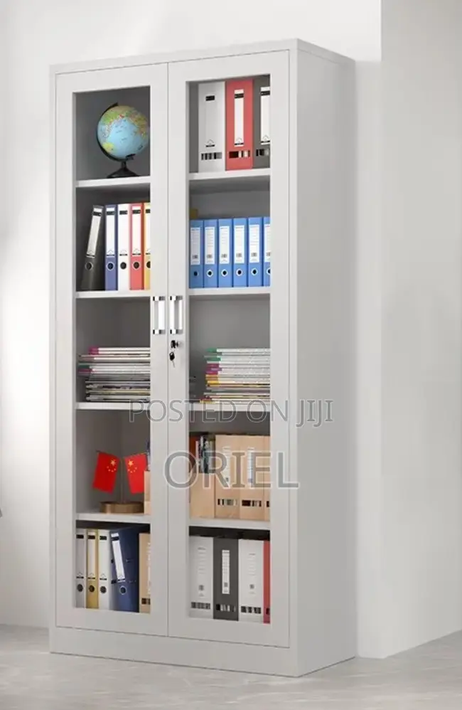 Office Cabinets : Office Glass Door Document Storage Cabinet