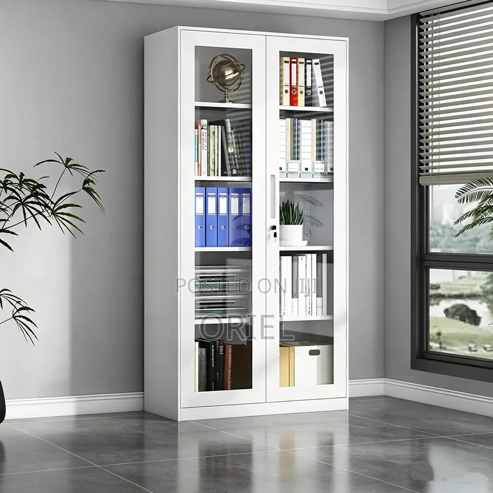 Office Cabinets : Office Glass Door Document Storage Cabinet