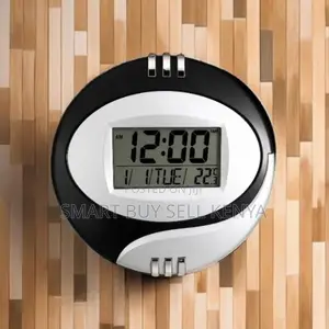 Elegant Shape Alarm Digital Table and Wall Mount Clock