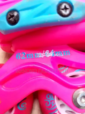 Calary Kids' Adjustable Inline Skates – Pink