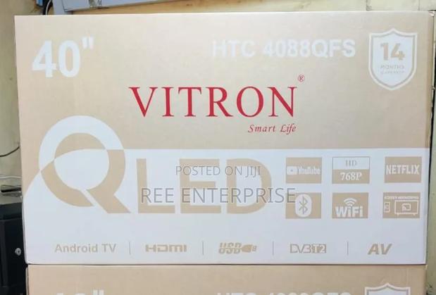 *Vitron 40" Qled Smart Android Frameless With Bluetooth - thumbnail 2