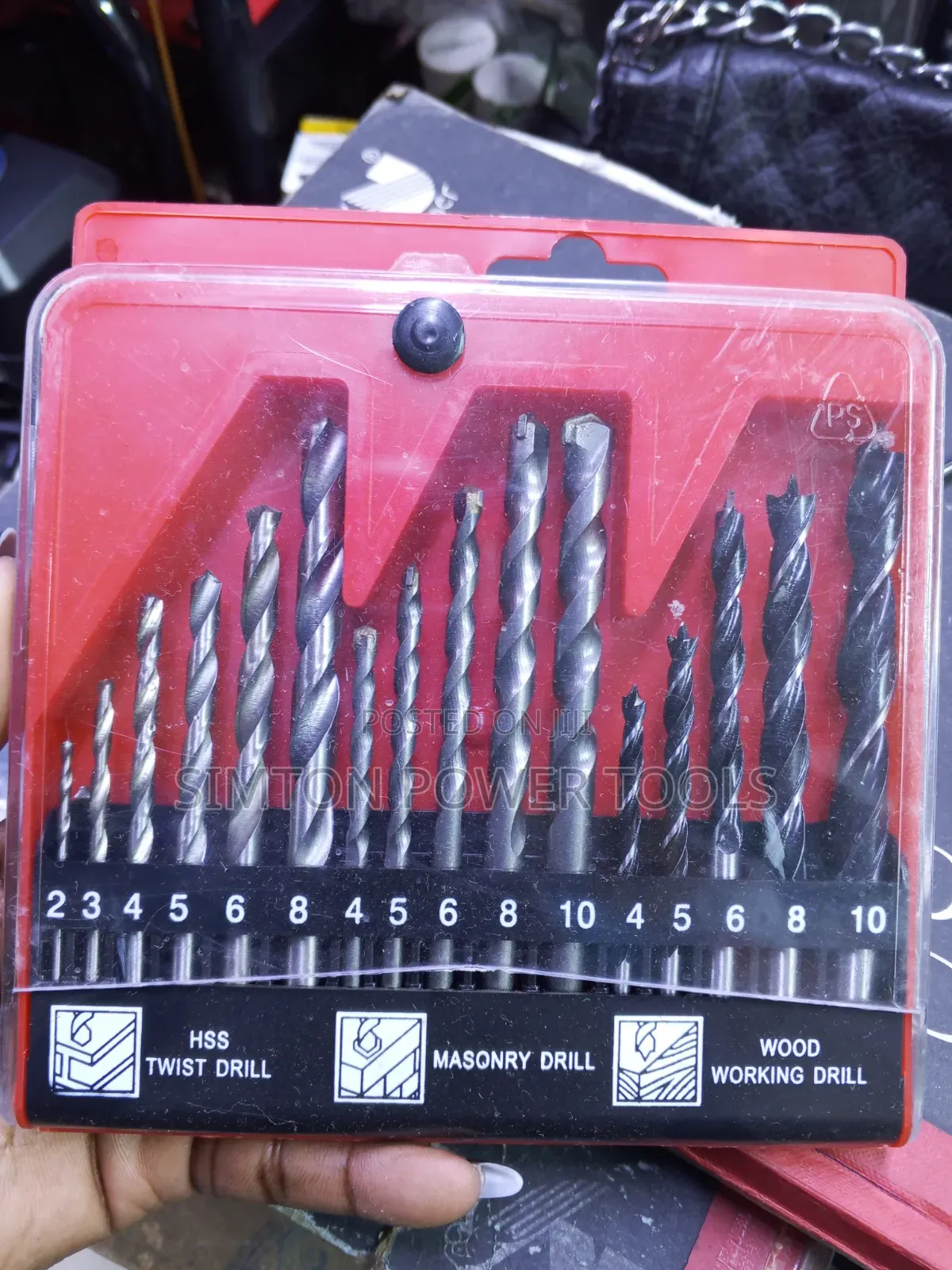 15-Piece Multi Purpose Drill Bit Set