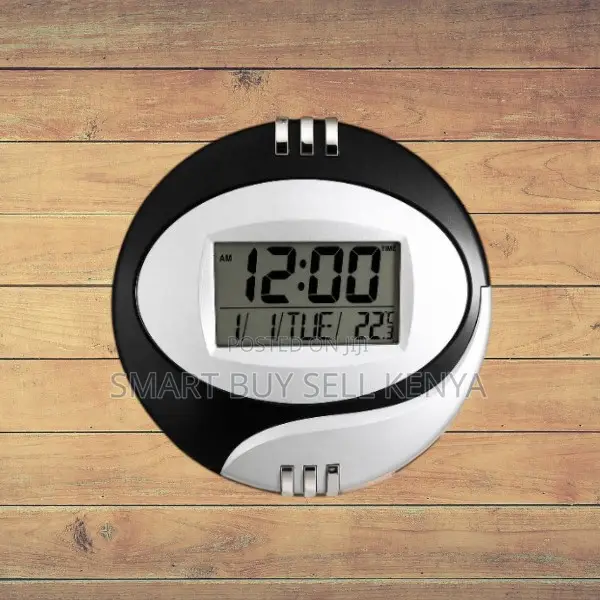 Contemporary Style Digital Table and Wall Mount Clock