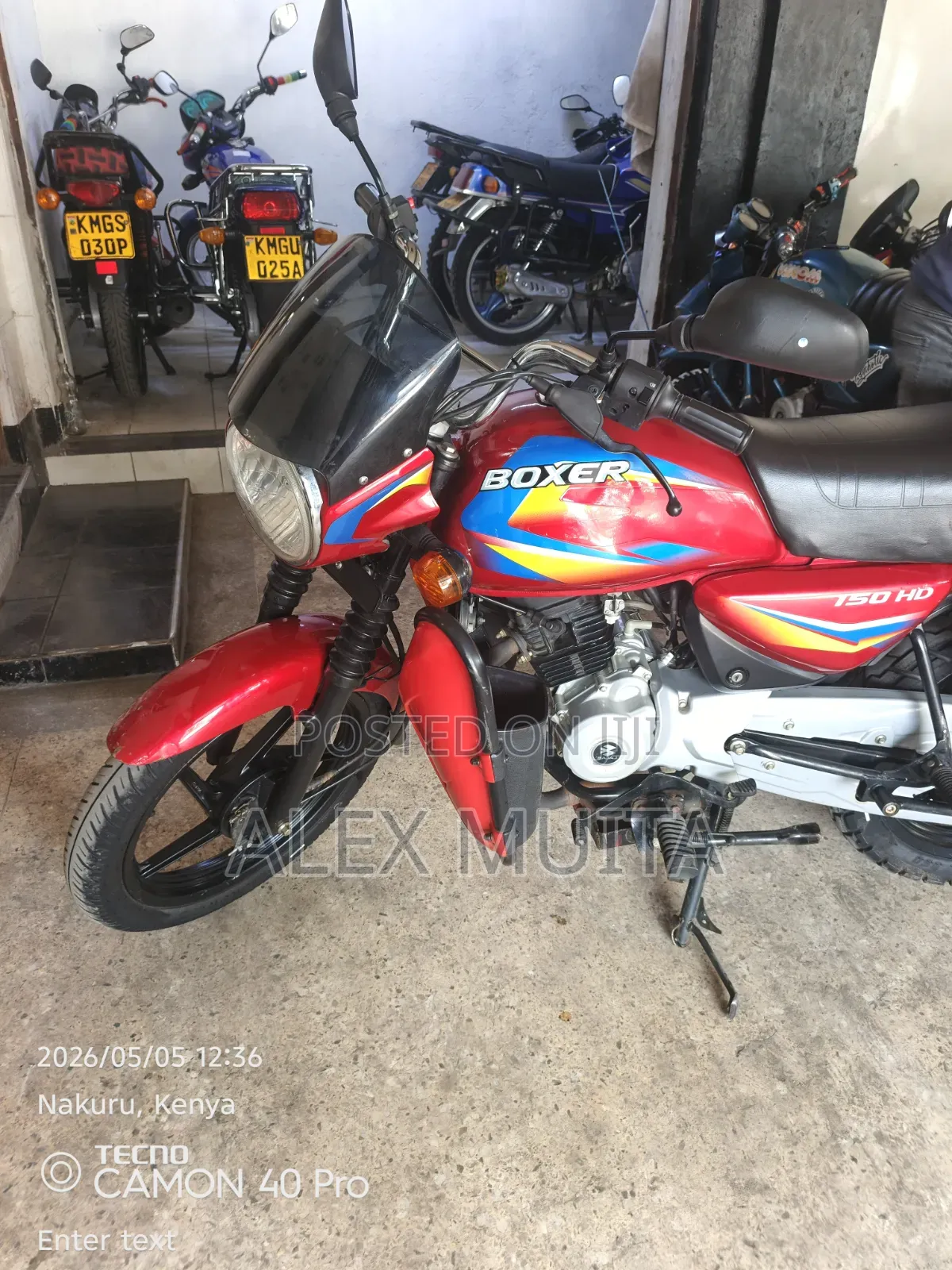 Bajaj Boxer 2026 Red