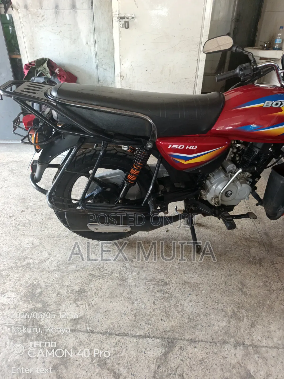 Bajaj Boxer 2026 Red