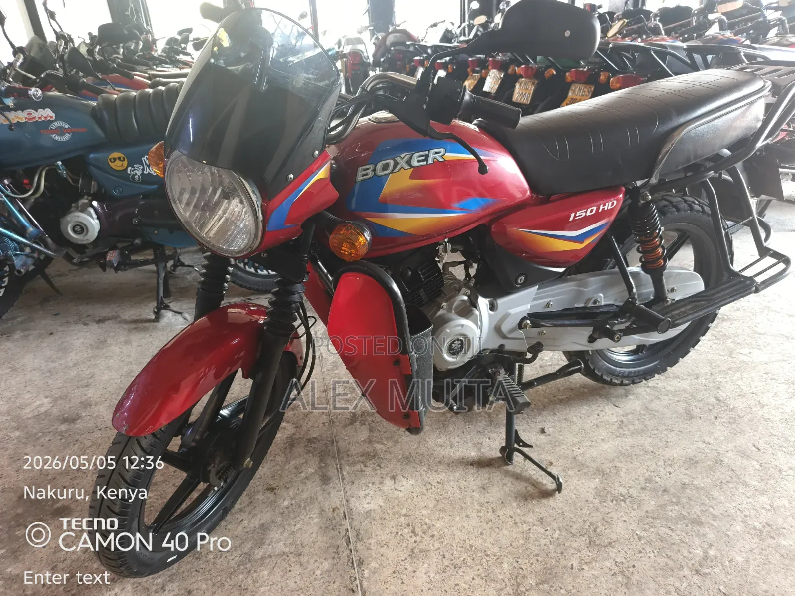 Bajaj Boxer 2026 Red