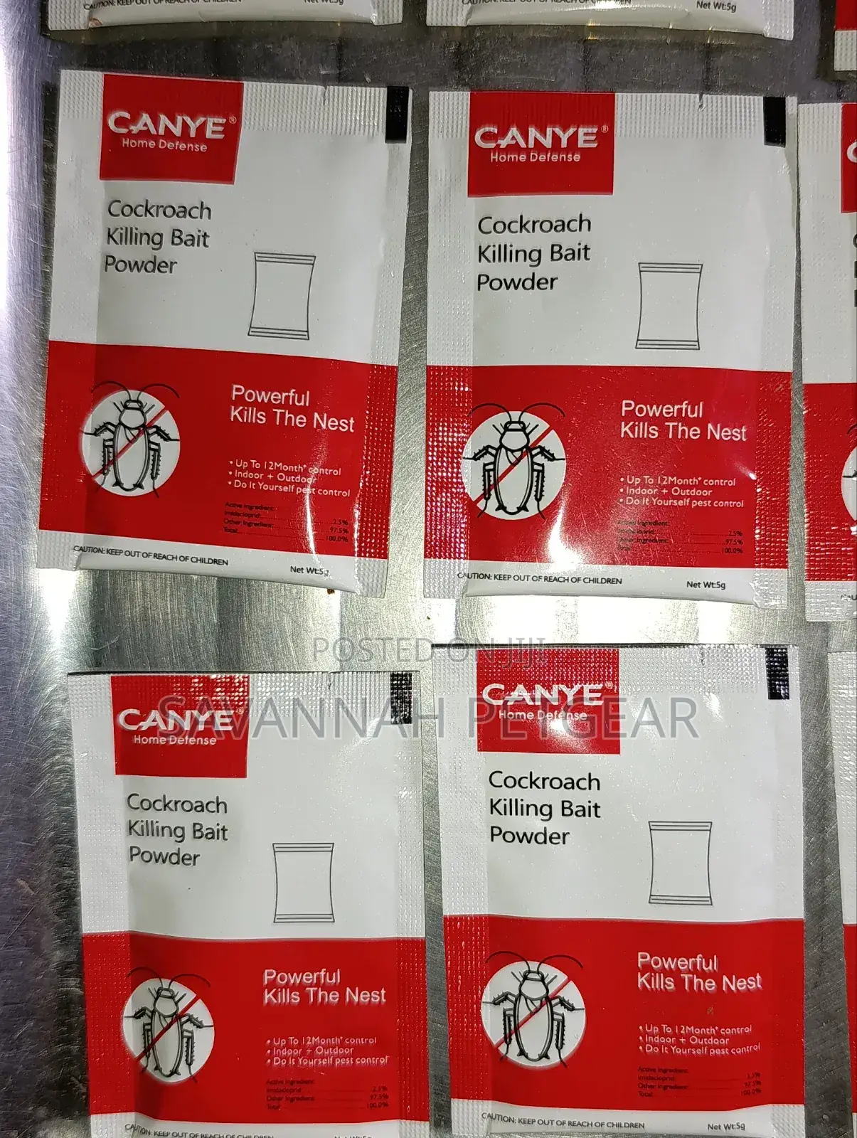Canye Cockroach Killing Bait Powder Pesticide for Indoor/Outdoor