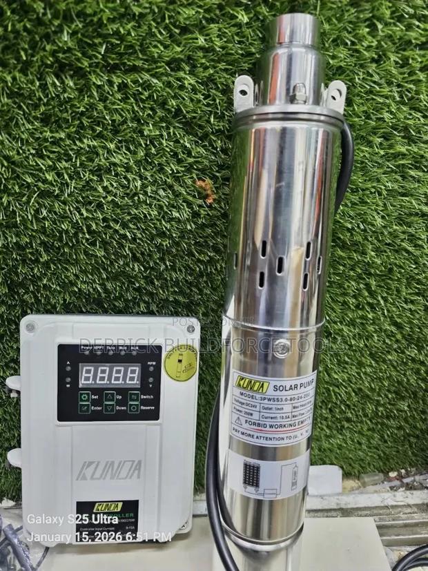 Kunda Solarpump 80metres by 250watts
Comes With Control Box - main view