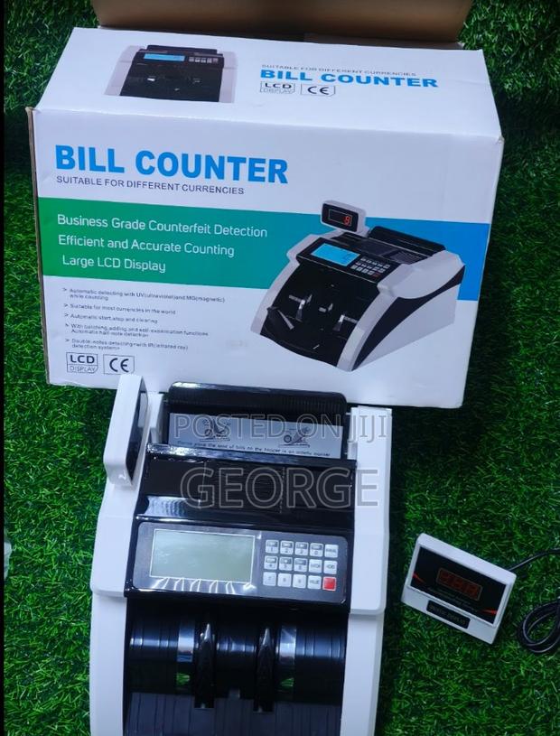 New Multi Currency Bill Counter With Uv Mg Fake Note Detection