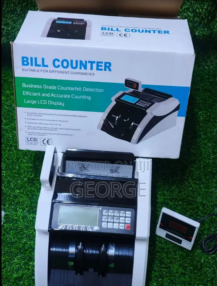 New Multi Currency Bill Counter With Uv Mg Fake Note Detection