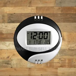 Alarm Thermometer and Date Display Digital Table and Wall Mount Clock