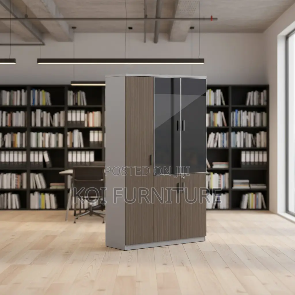 Office Cabinet; Premium Executive Office Cabinet With Three Doors