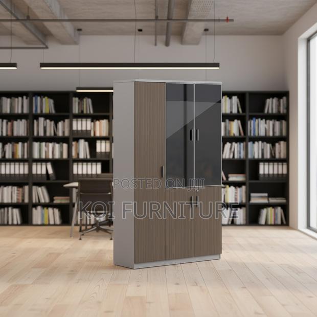 Office Cabinet; Premium Executive Office Cabinet With Three Doors