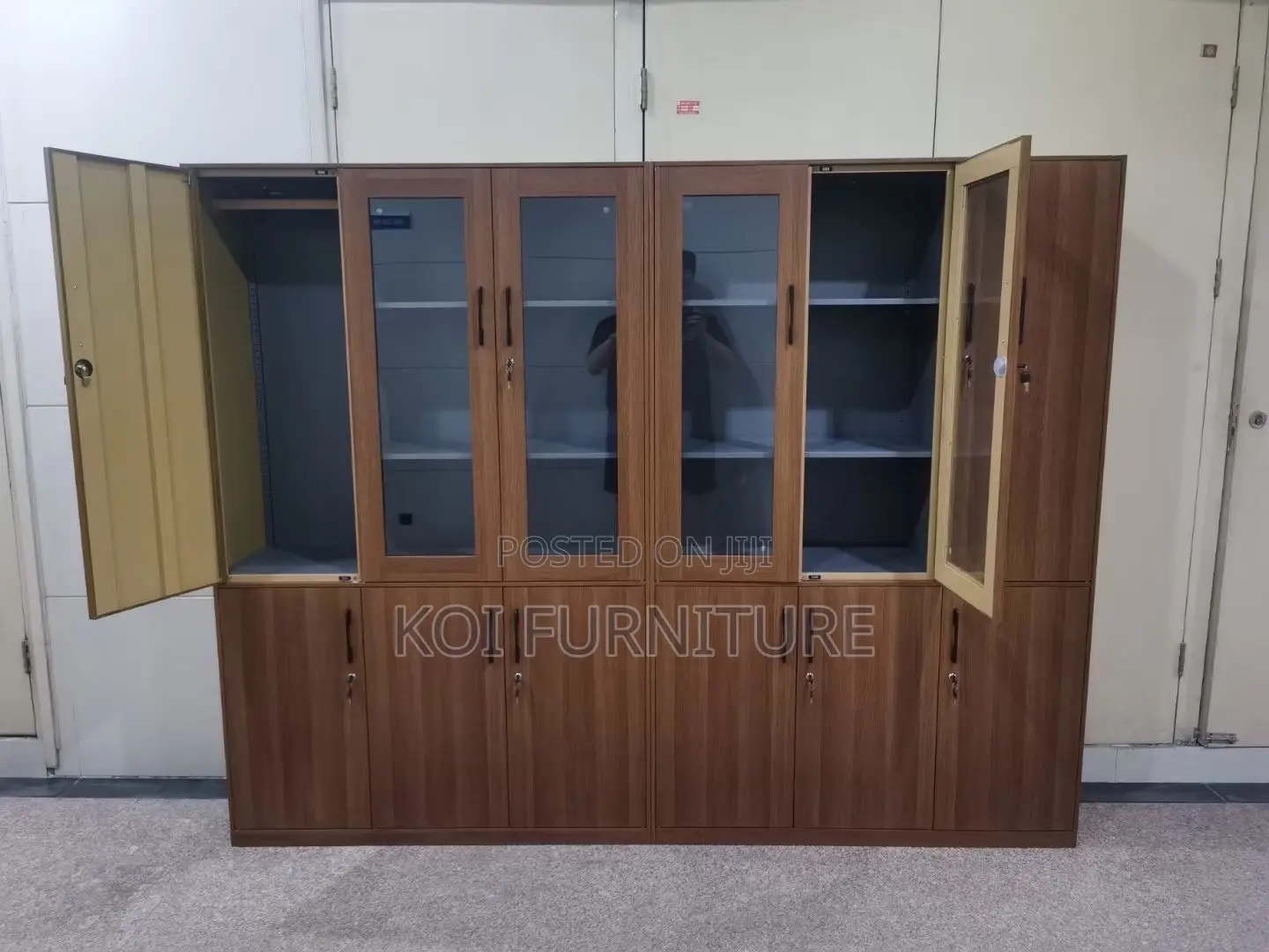 Office Cabinet; Premium Executive Office Cabinet With Three Doors