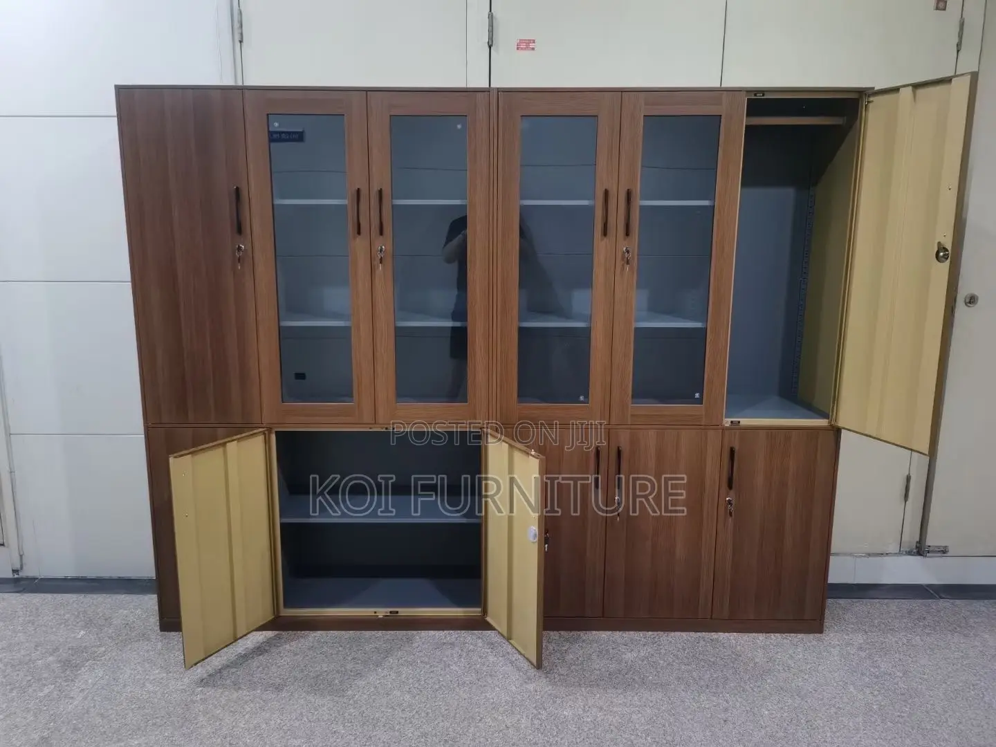 Office Cabinet; Premium Executive Office Cabinet With Three Doors