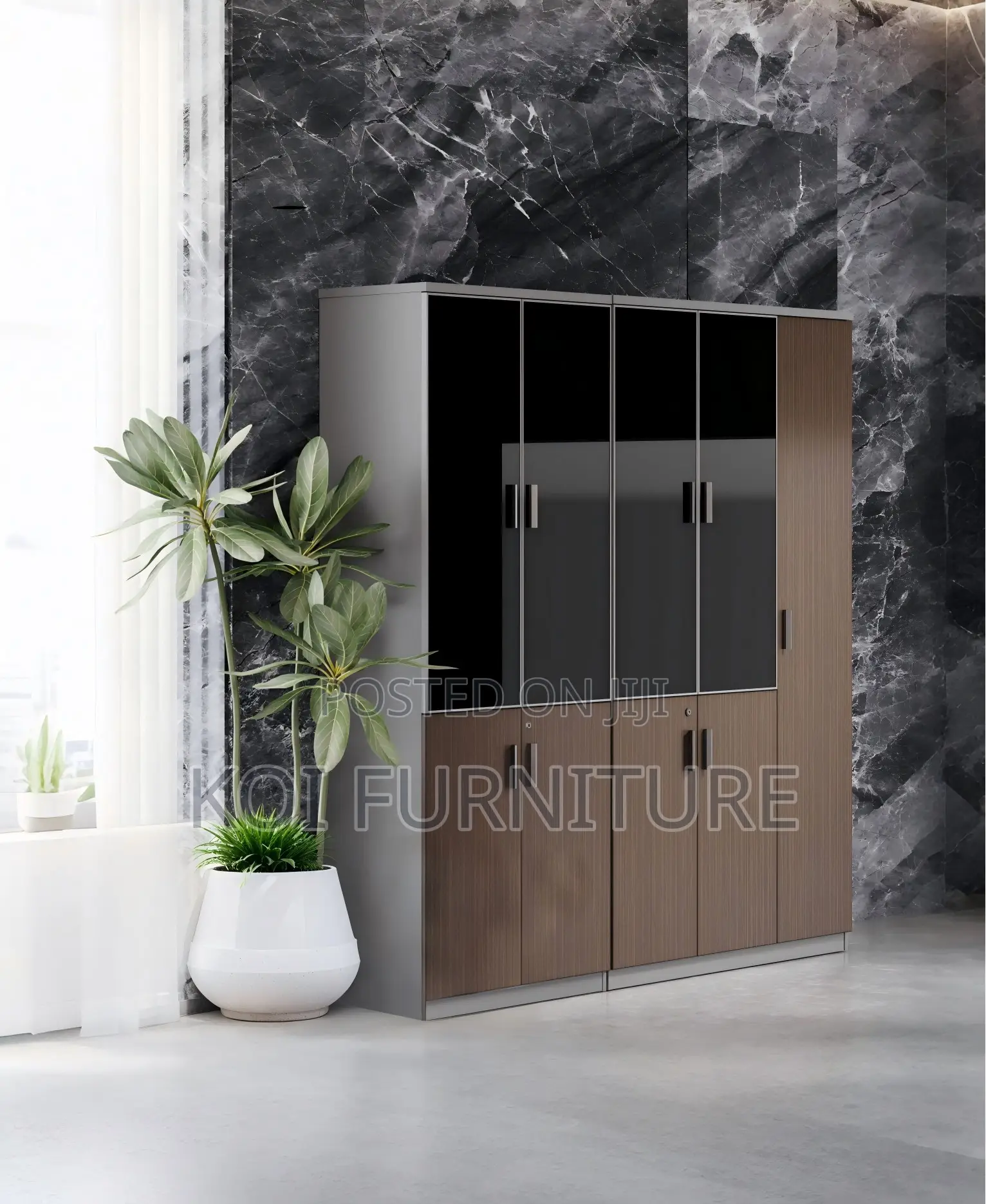Office Cabinet; Premium Executive Office Cabinet With Three Doors