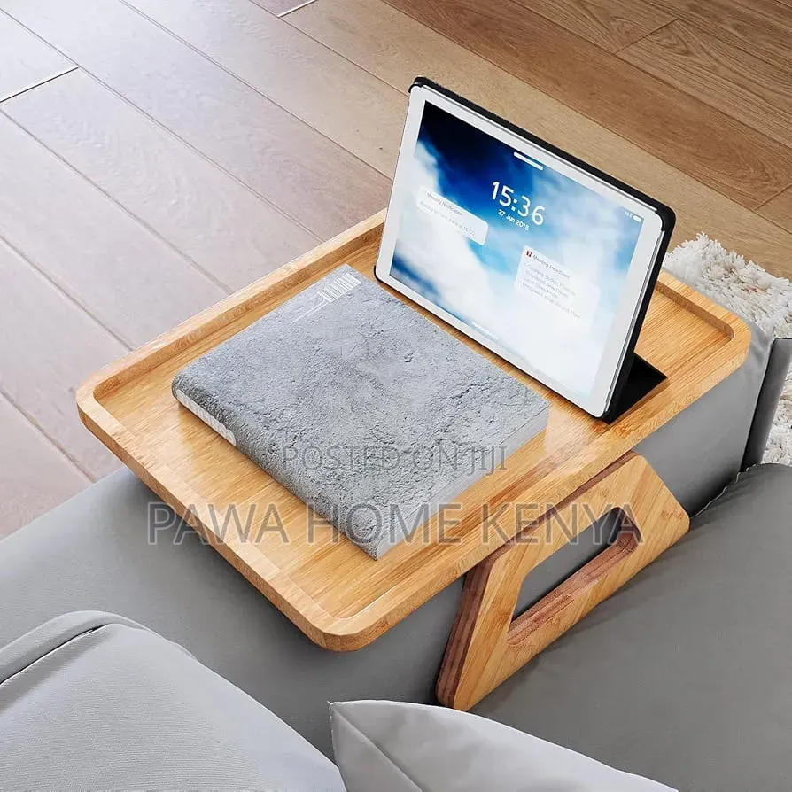 Foldable Wooden Sofa Armrest Tray