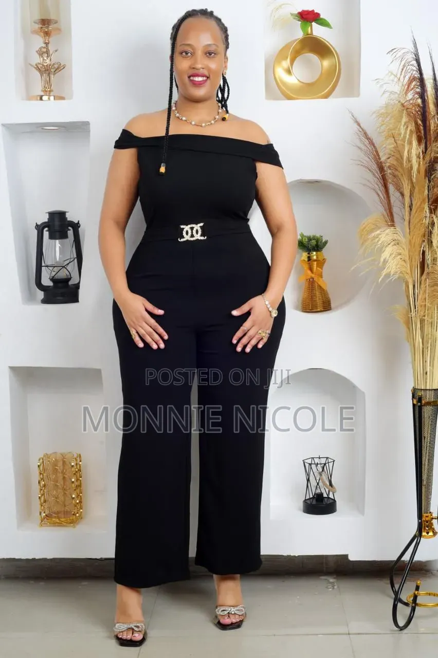 Stylish Off Shoulder Baby Pink Jumpsuit