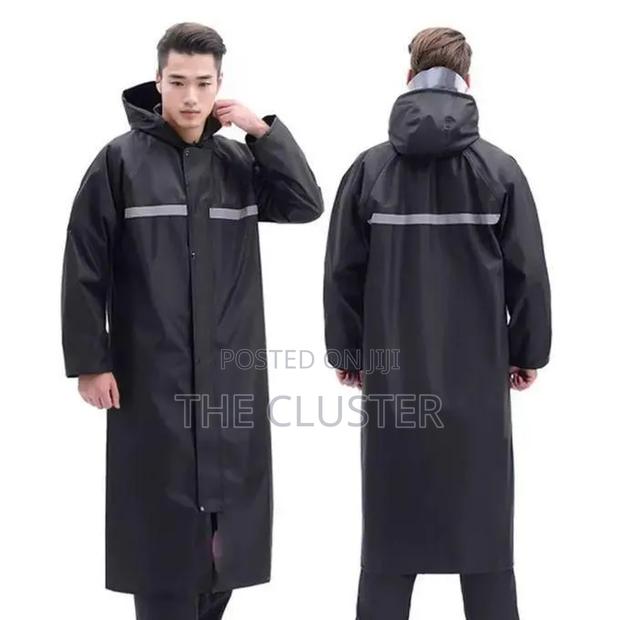 Adult Raincoat – Long Length (110cm)Reflective Strip, Fit Up To120kg