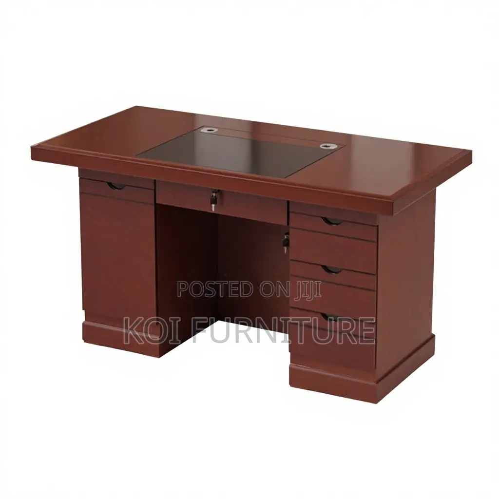 Office Desk; 1.4 Meters Mahogany Executive Desk With Execellent Finish